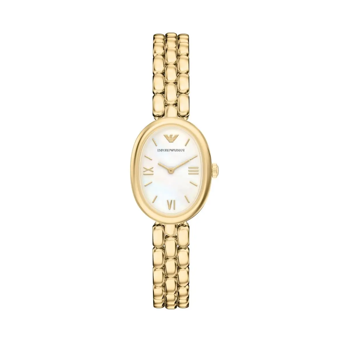 Sinfonia Two-hand Gold-tone Stainless Steel Watch Gold by Emporio Armani