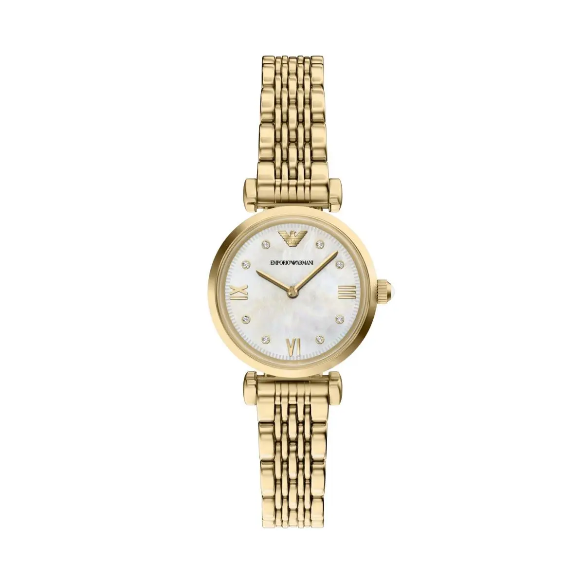 Two-hand Gold-tone Stainless Steel Women`s Watch Model: Gold by Emporio Armani