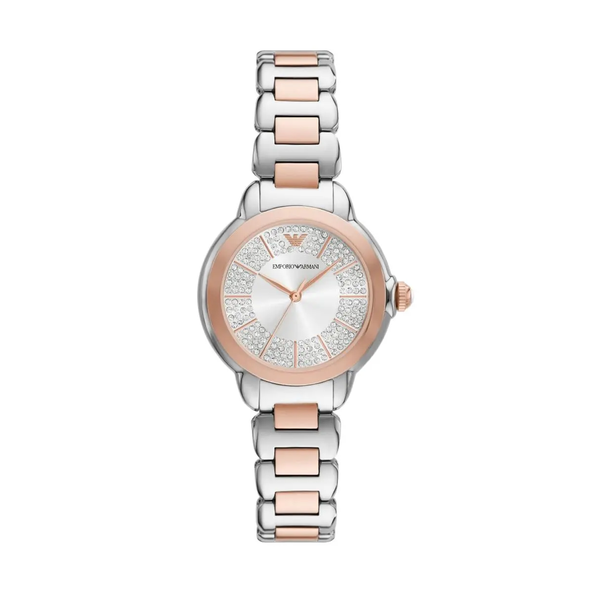 Women`s Three-hand Two-tone Stainless Steel 32MM Two Tone by Emporio Armani