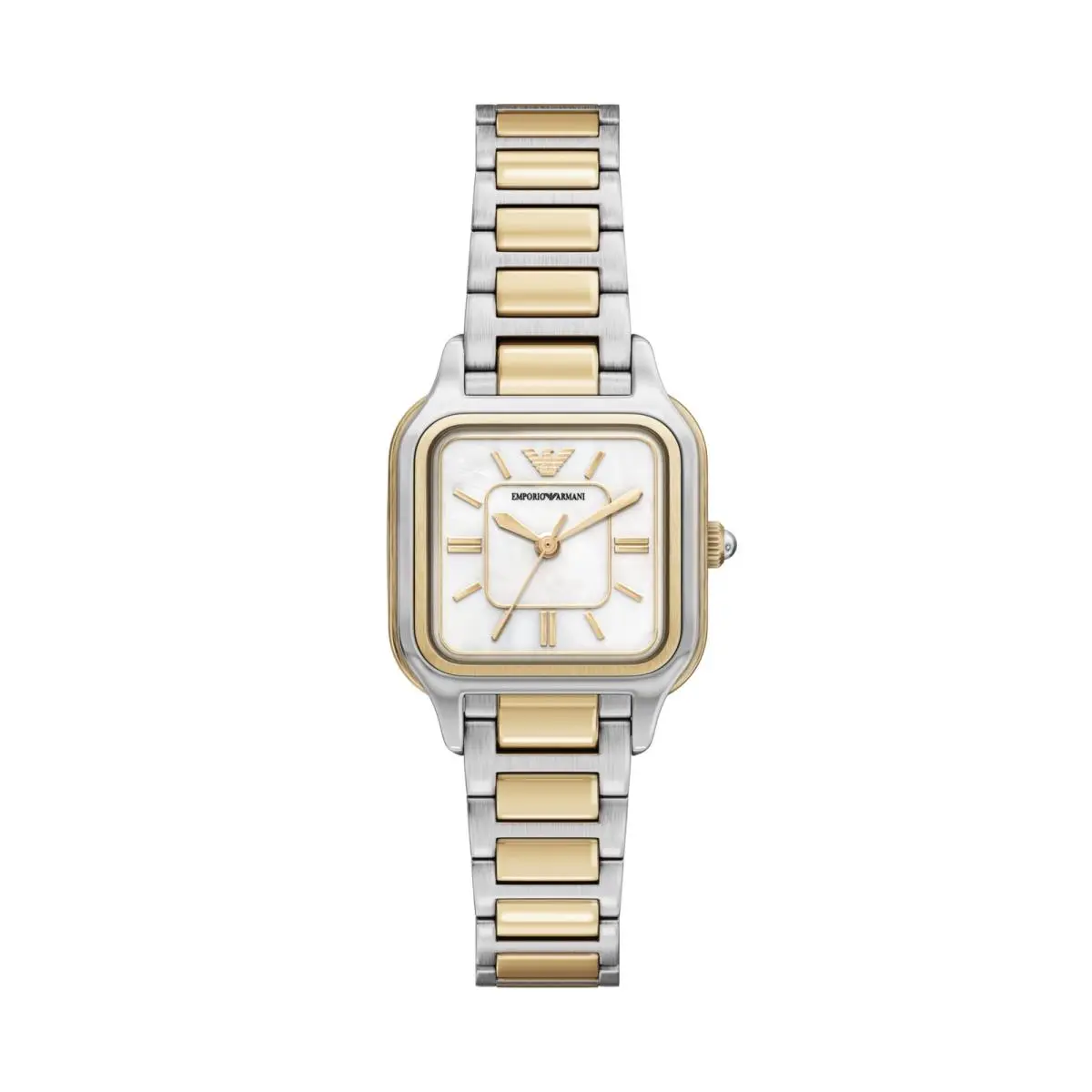 Three-hand Two-tone Stainless Steel Watch by Emporio Armani