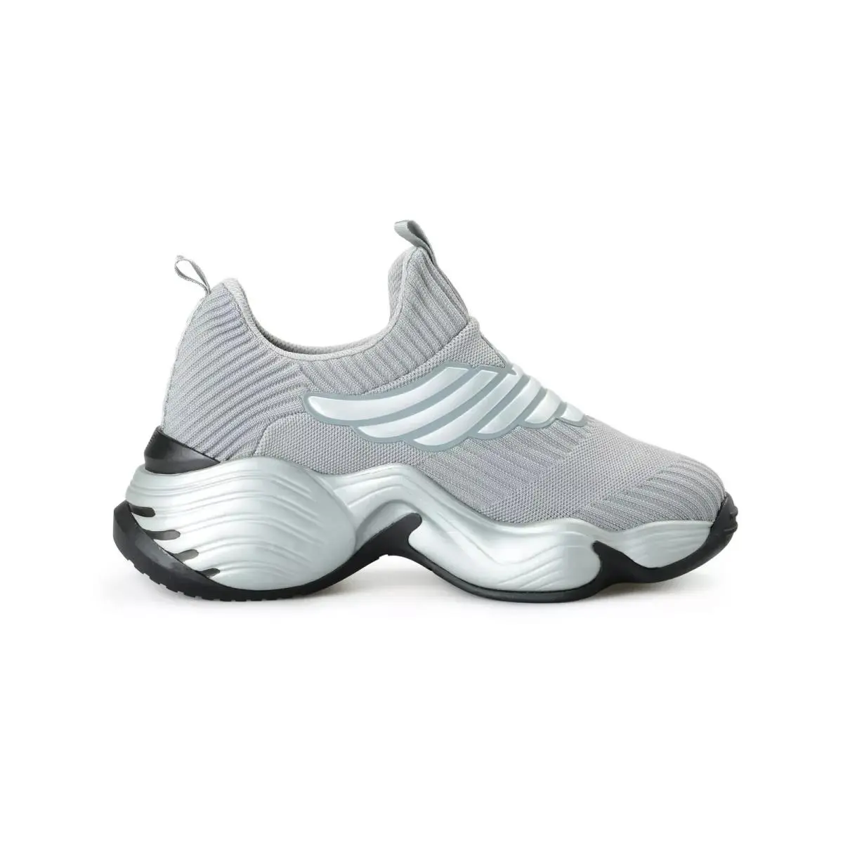 Emporio Armani shoes - EMPORIO ARMANI Women`s SHOES - SHOES - X3X092 HO049 R697 - GREY GRIFFIN + SILVER (UPC: 8050941834600) 3