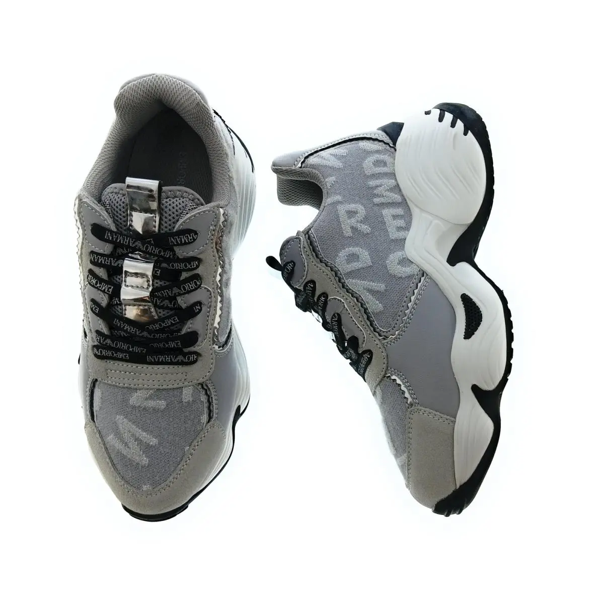 Emporio Armani shoes - X3X114_MPXM508N106 - X3X114_MPXM508N106 - Grey (UPC: 411002161963) 3