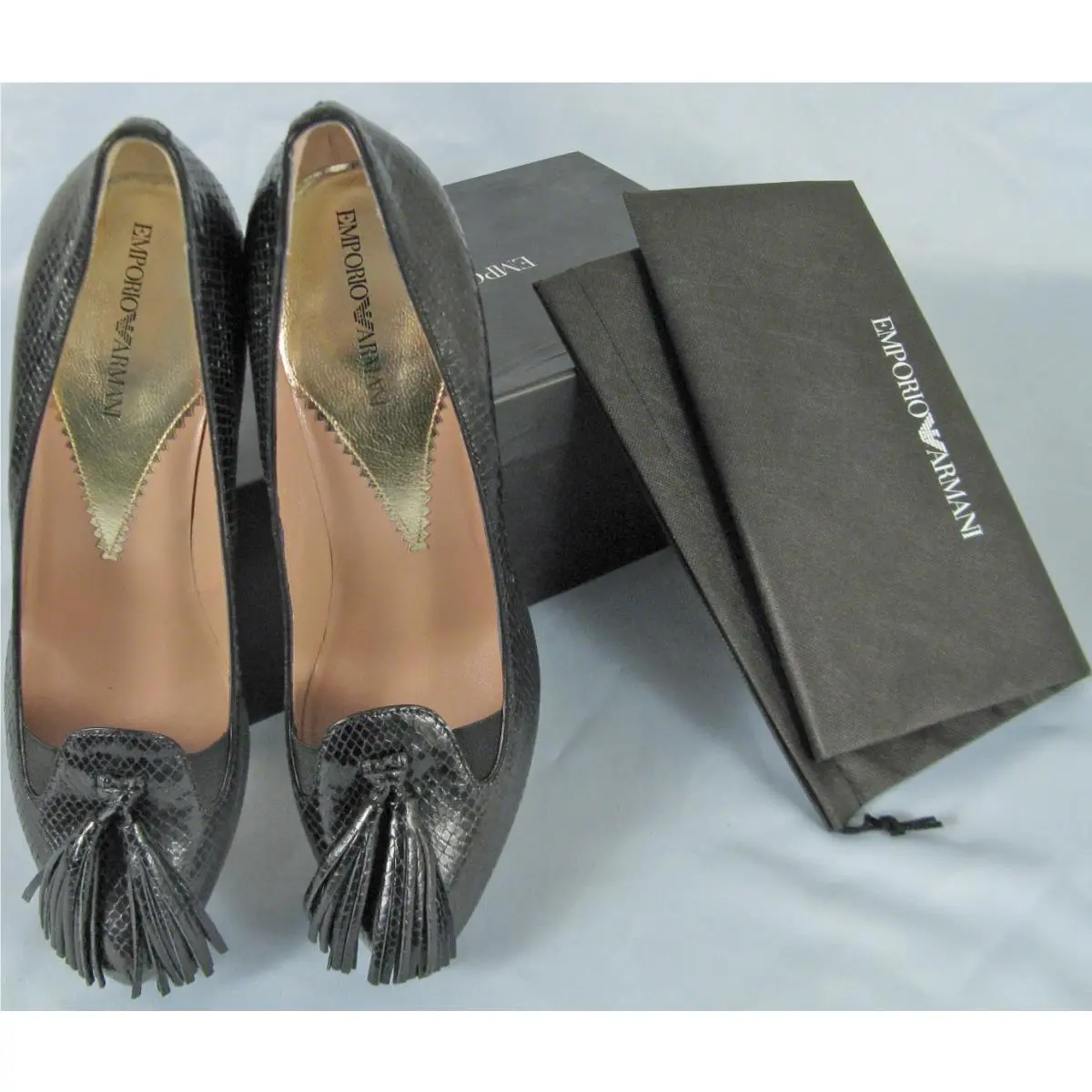 Emporio Armani shoes - Black (UPC: 679047156218) 0