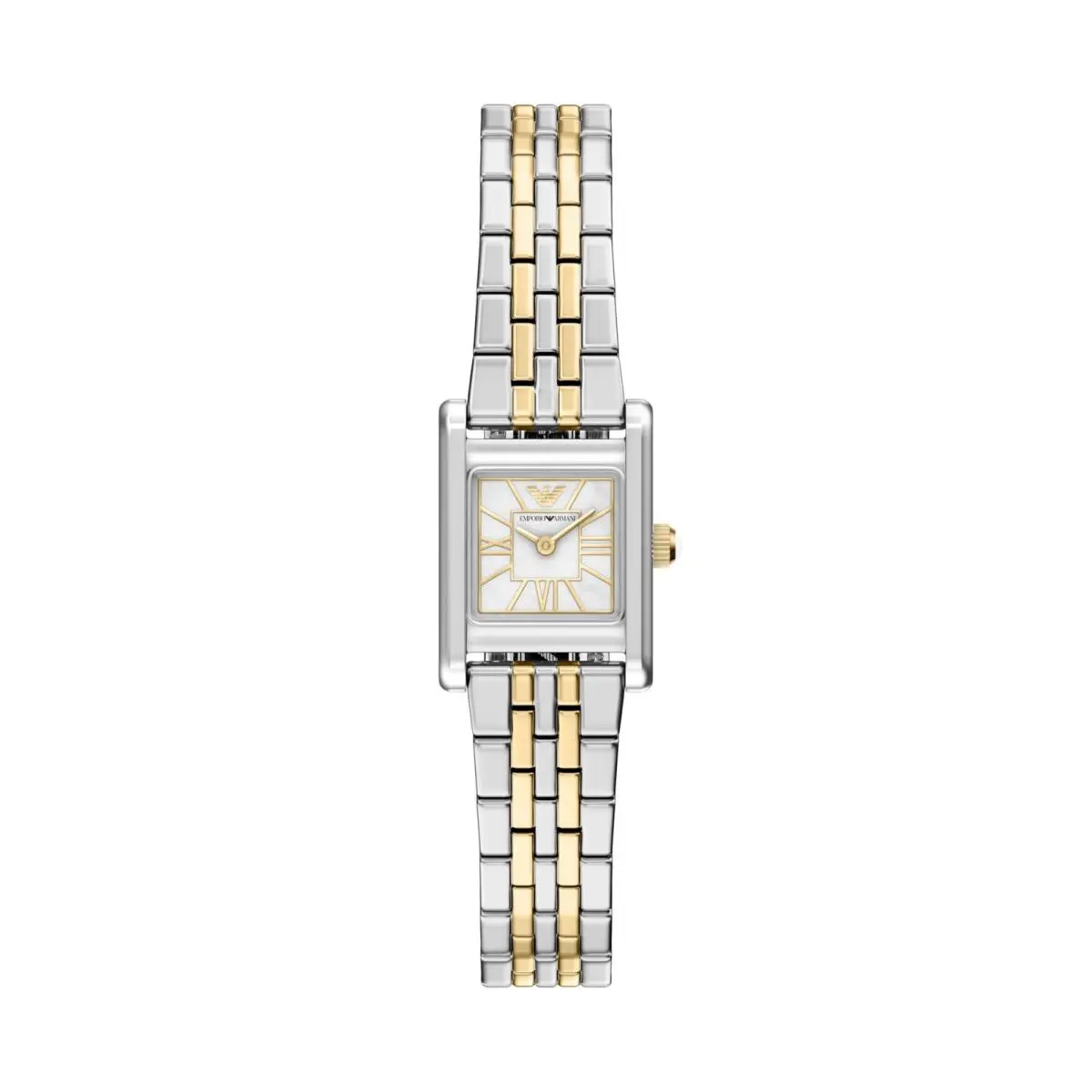 Two-hand Two-tone Stainless Steel Watch by Emporio Armani