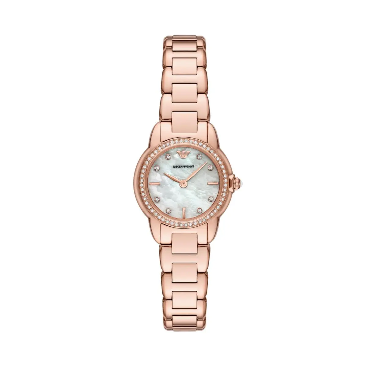 Women`s Two-hand Rose Gold-tone Stainless 26MM Gold by Emporio Armani