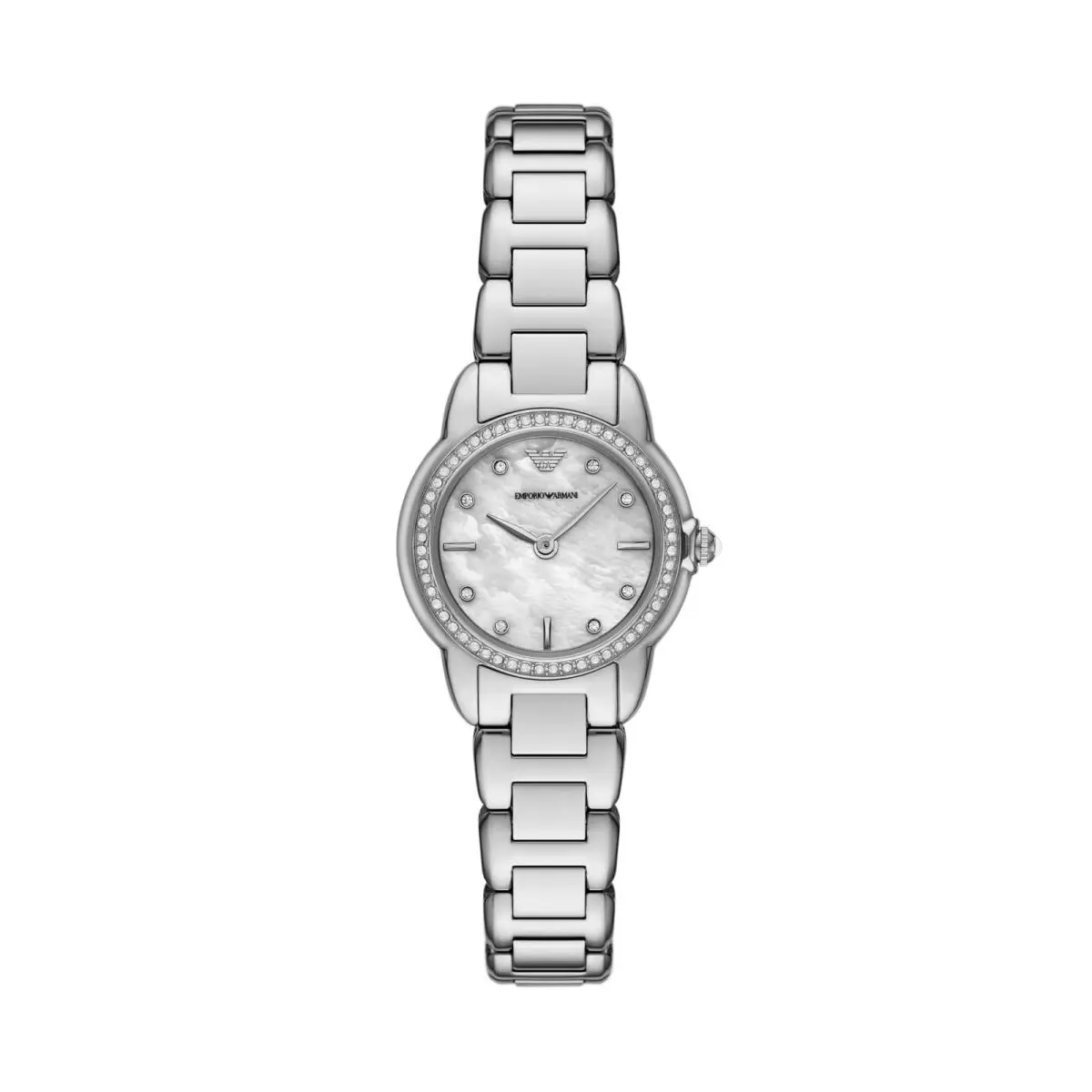 Women`s Two-hand Stainless Steel Watch Model: 26MM Silver by Emporio Armani