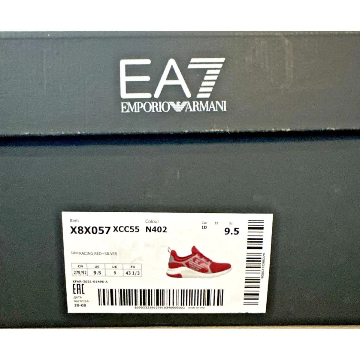 Emporio Armani shoes - X8X057XCC55 - X8X057XCC55 - Red 8