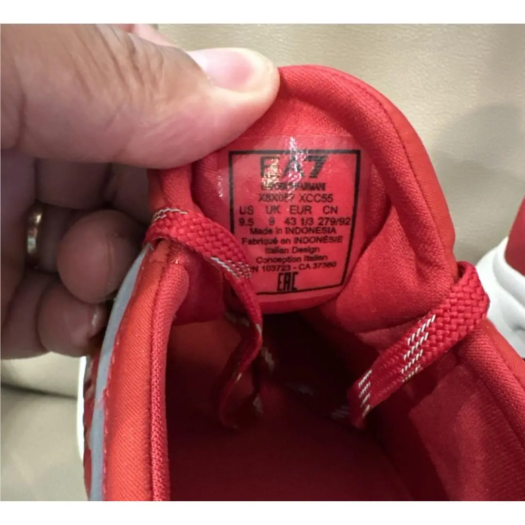 Emporio Armani shoes - X8X057XCC55 - X8X057XCC55 - Red 6