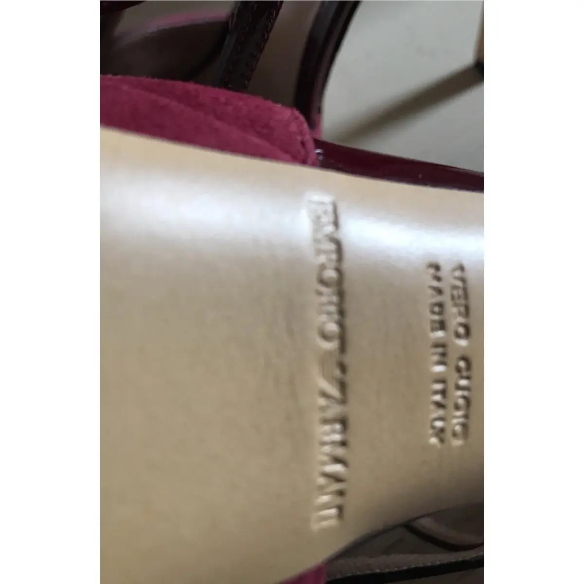 Emporio Armani shoes - Burgundy 8