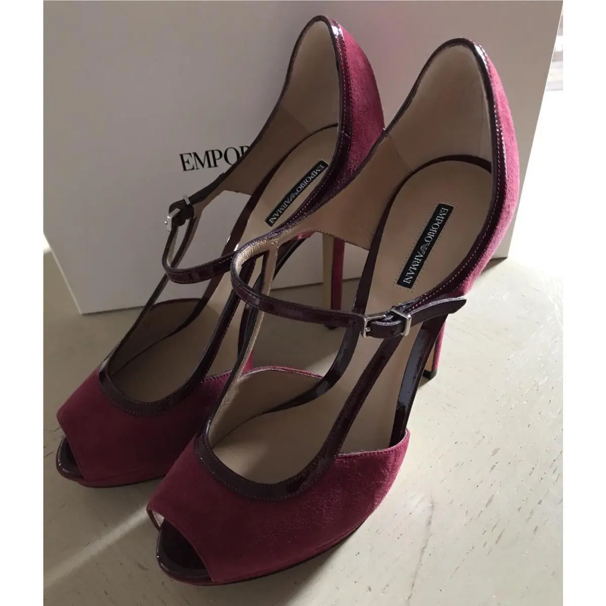 Emporio Armani shoes - Burgundy 1
