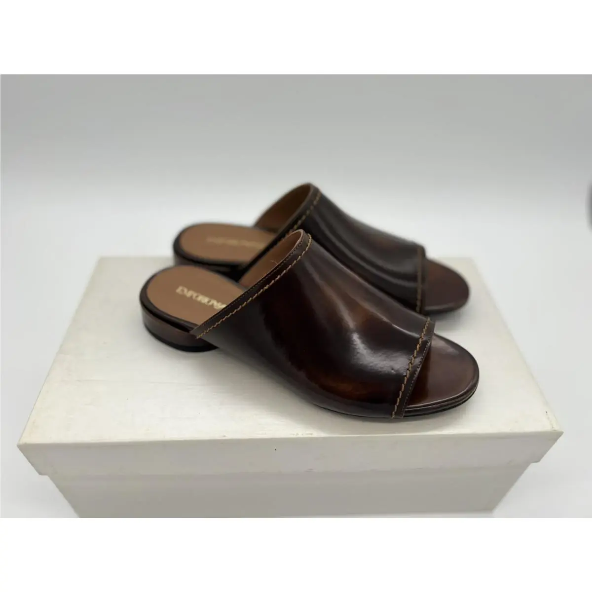 Emporio Armani shoes - Brown 1