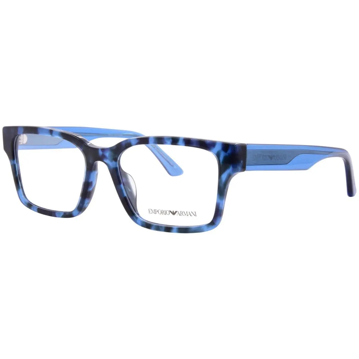 EA3245U 6180 Eyeglasses Women`s Havana Blue Full Rim 54mm by Emporio Armani