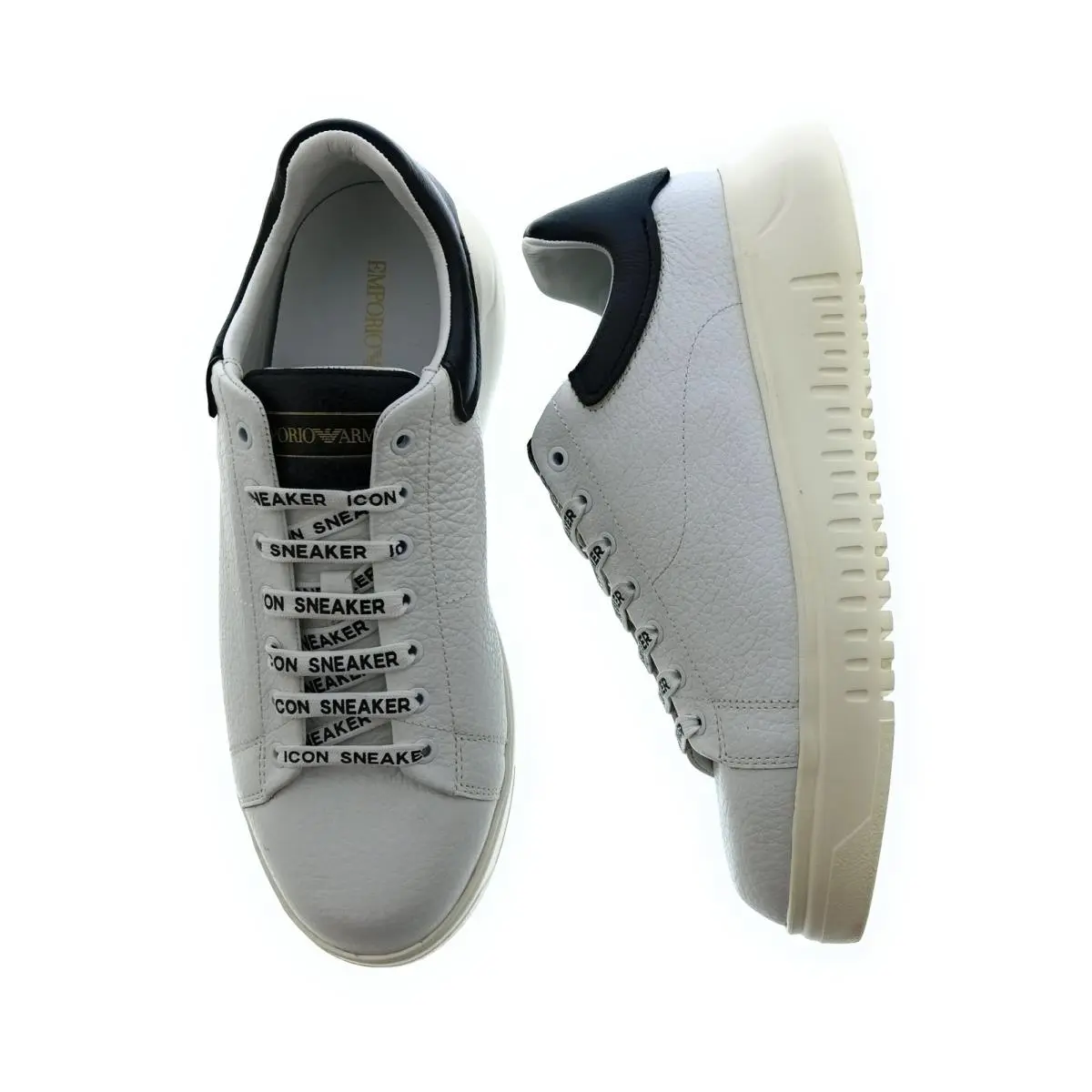 Emporio Armani shoes - X4X264_MPXM585D611 - X4X264_MPXM585D611 - White-Black (UPC: 411002168801) 3