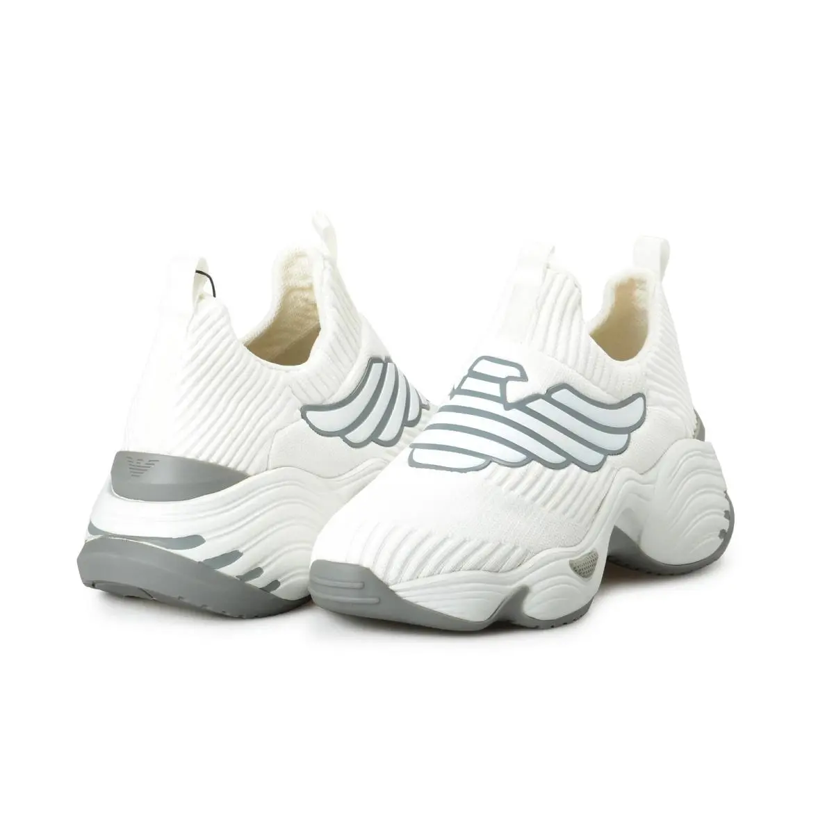 Emporio Armani shoes - EMPORIO ARMANI Women`s SHOES - SHOES - X3X092 HO049 N627 - WHITE + GRIFFIN (UPC: 8050941834464) 6
