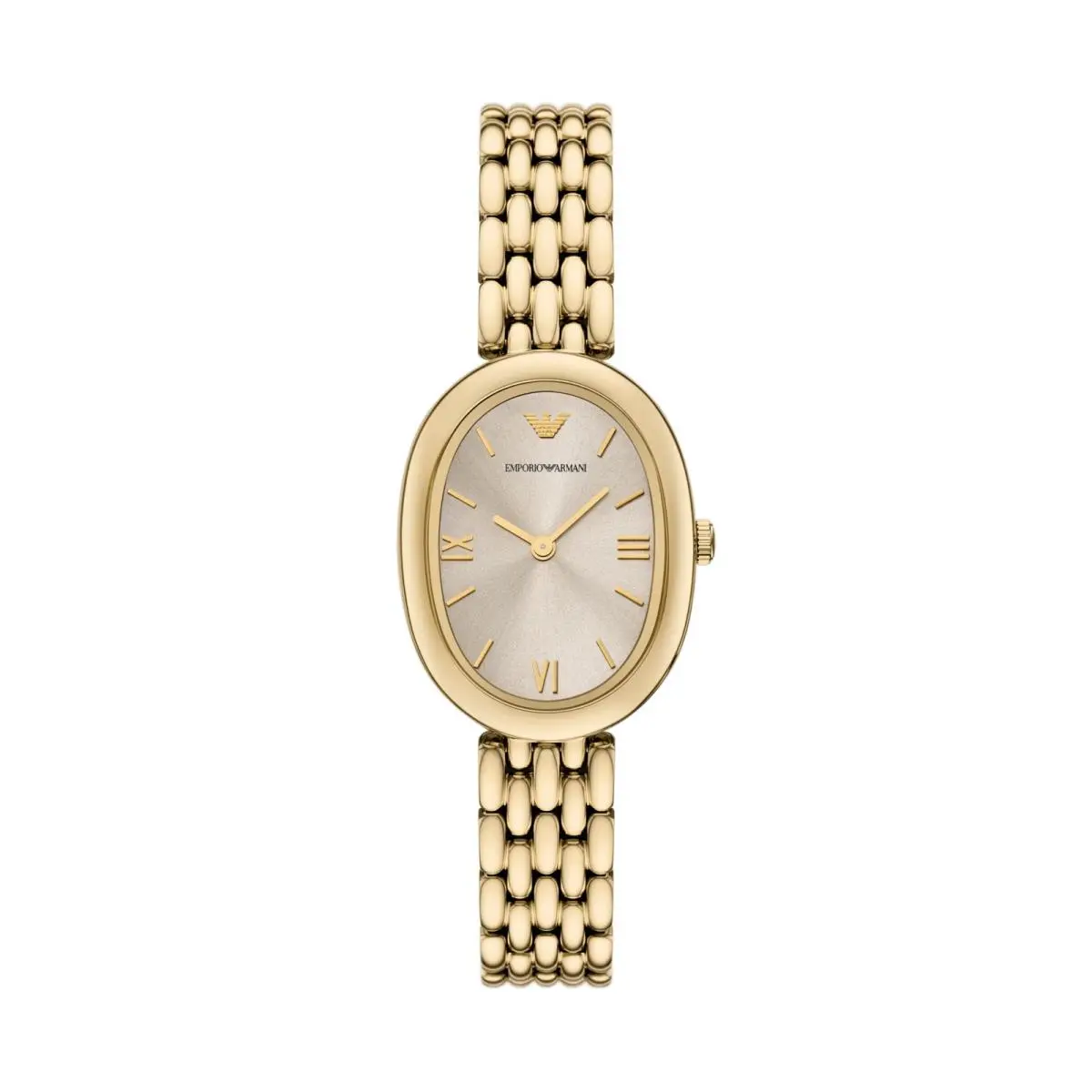 Women`s Two-hand Gold-tone Stainless Steel Watch Model: Gold by Emporio Armani