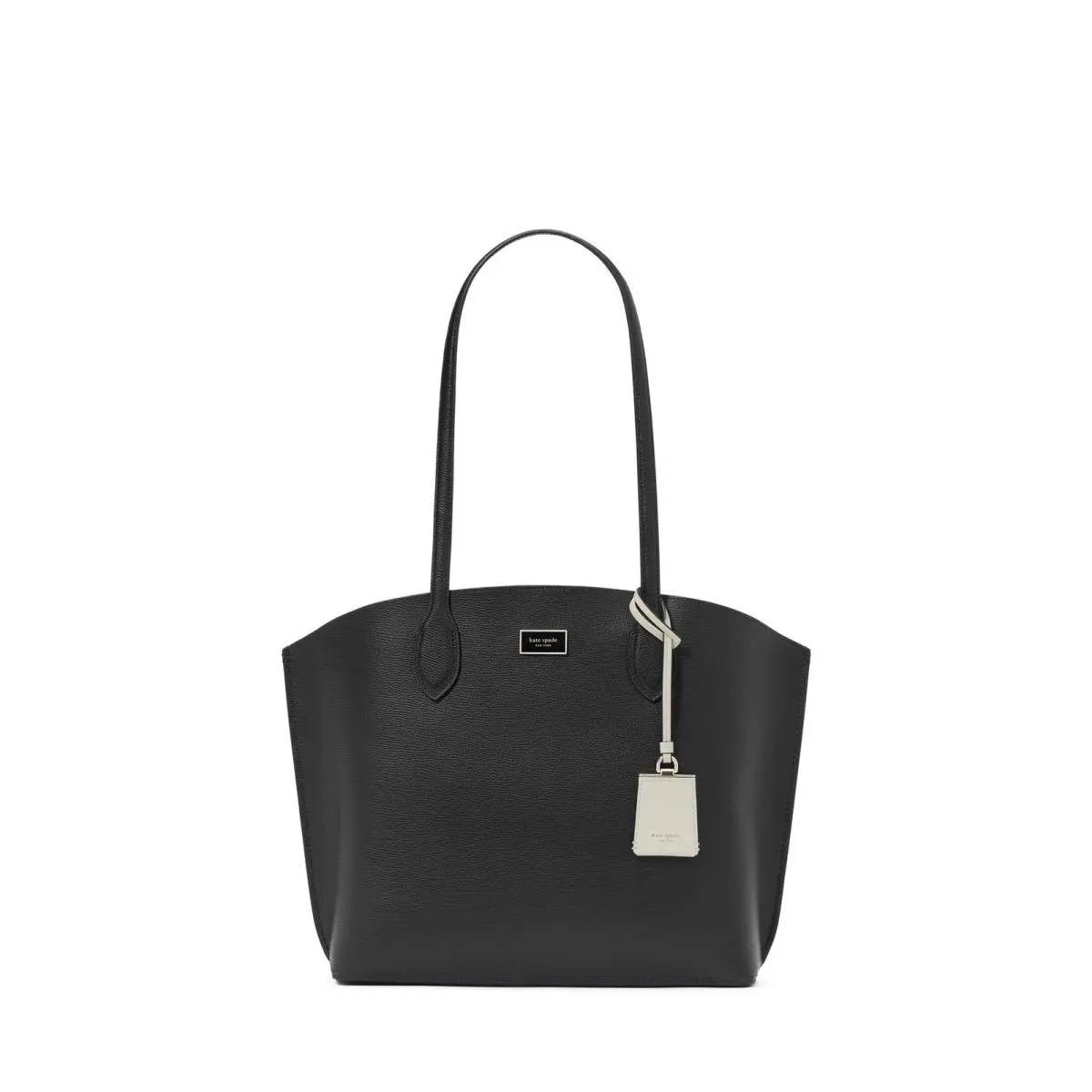 New York Suite Crossgrain Leather Large Open Tote Bag by Kate Spade