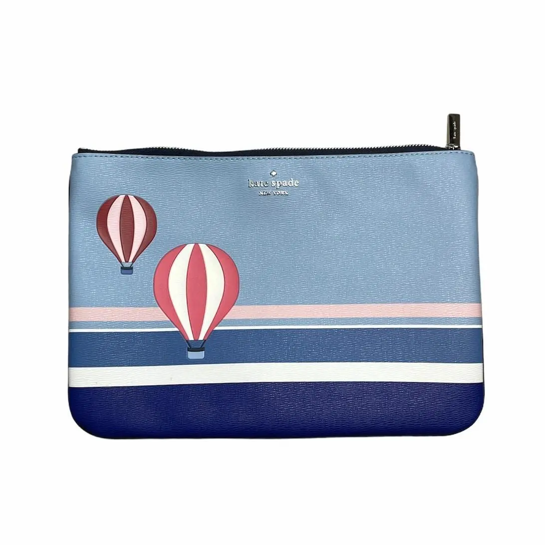 Hot Air Balloon Large Zip Pouch Clutch Bag by Kate Spade