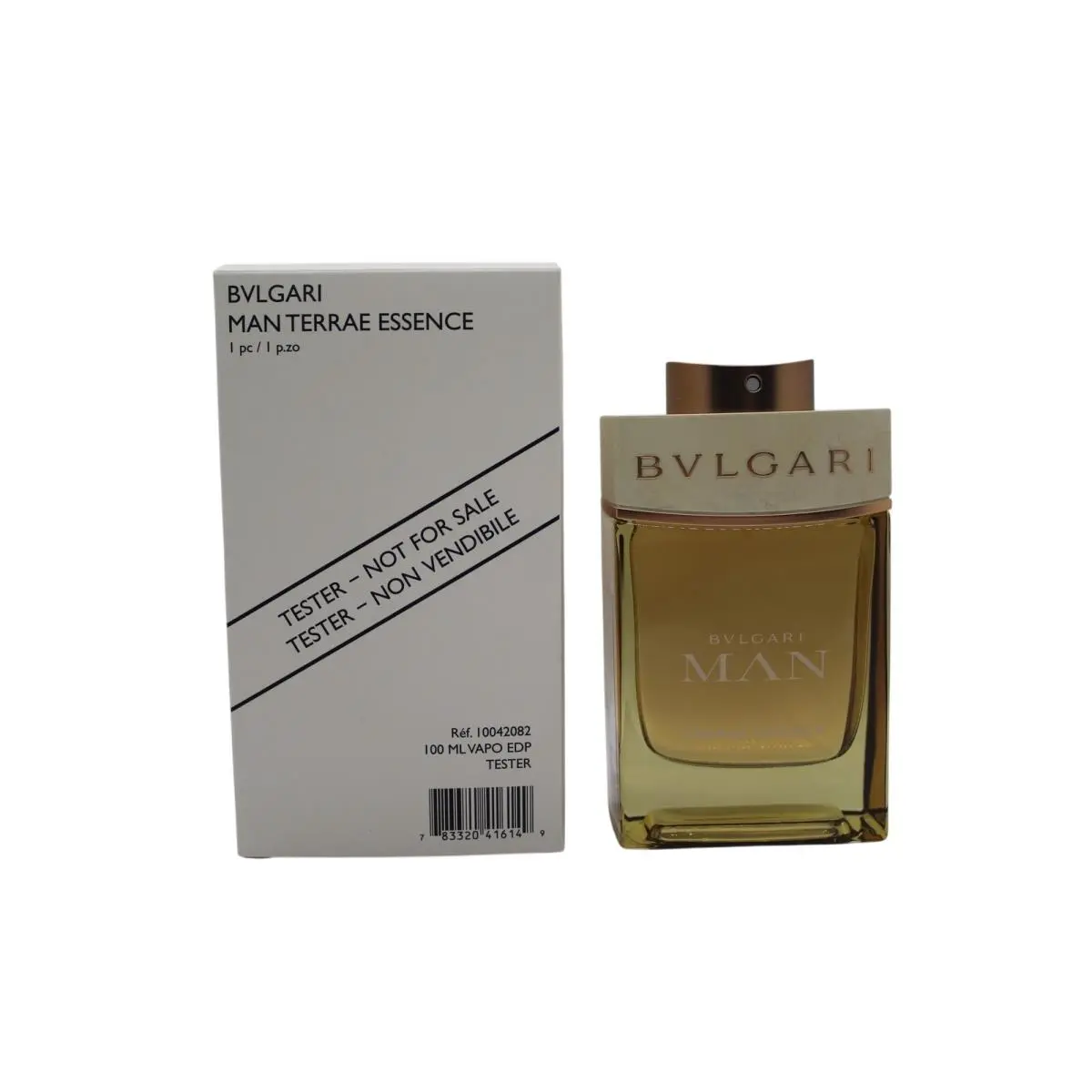 Man Terrae Essence By  For Men`s 3.4oz Edp Tester Box by Bvlgari