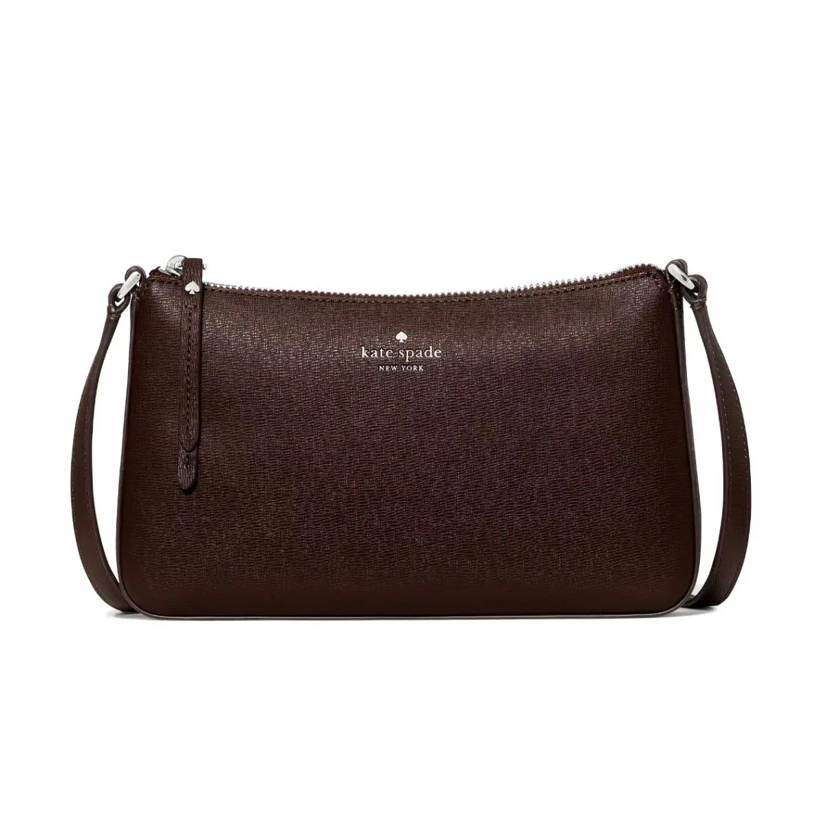 New  Ginnie Crossbody Coated Canvas Hot Fudge by Kate Spade