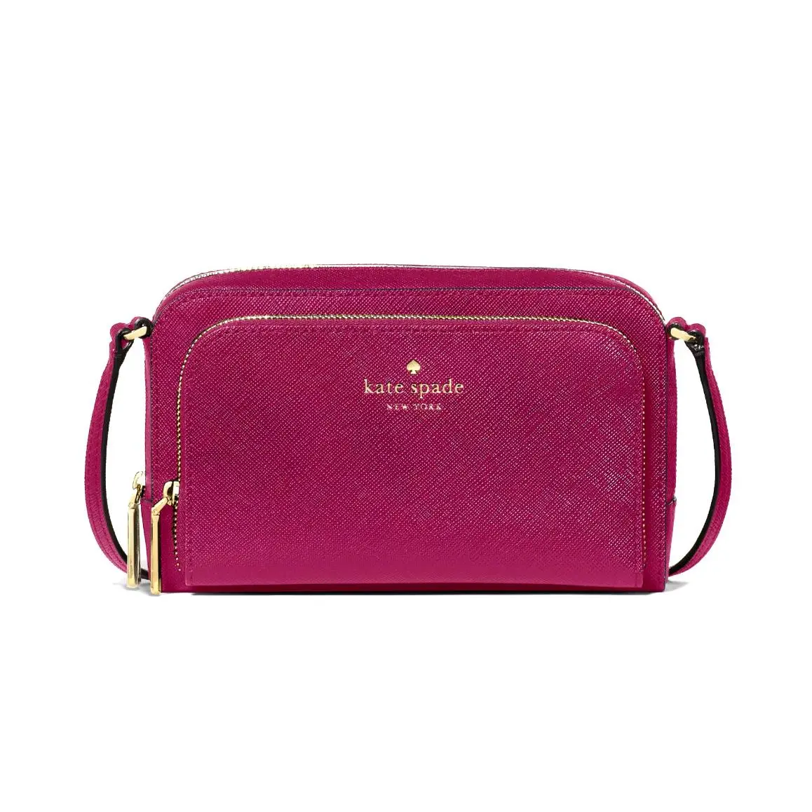New  Staci Mini Crossbody Bag Saffiano Dark Raspberry by Kate Spade