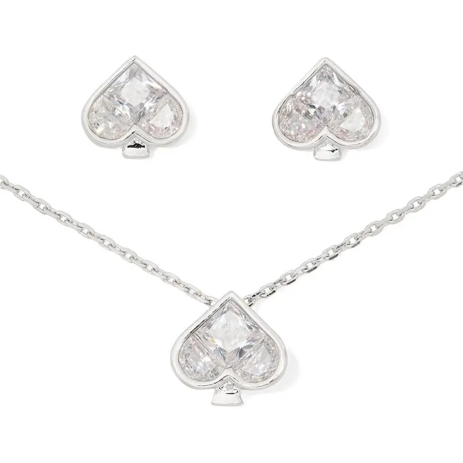 New York So Spade Pendant and Studs Boxed Set by Kate Spade