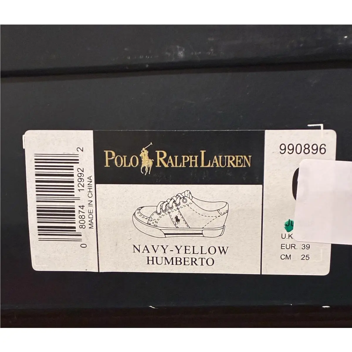 Ralph Lauren shoes - Polo Ralph Lauren Humberto Navy-Yellow - Navy & Yellow 8