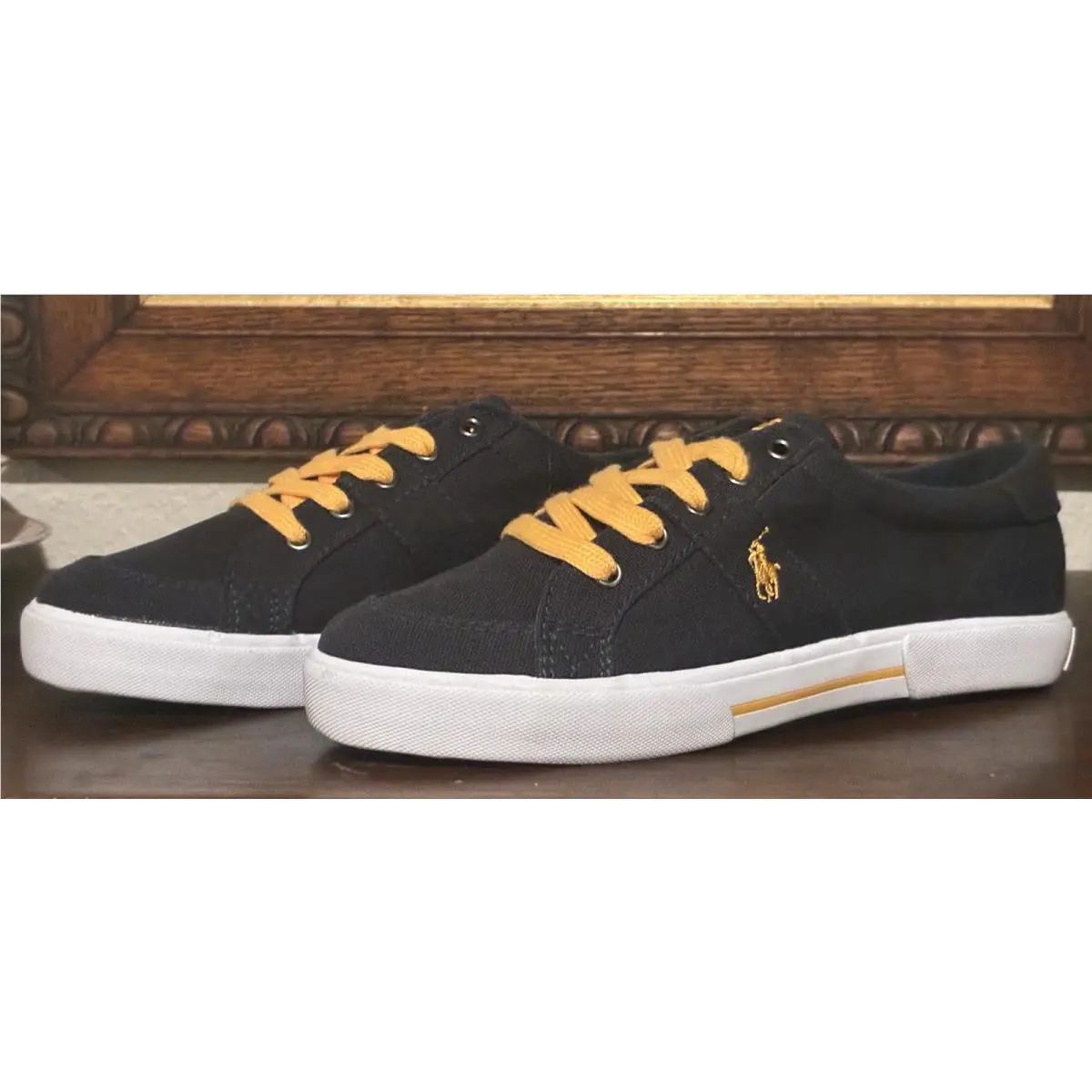 Ralph Lauren shoes - Polo Ralph Lauren Humberto Navy-Yellow - Navy & Yellow 1