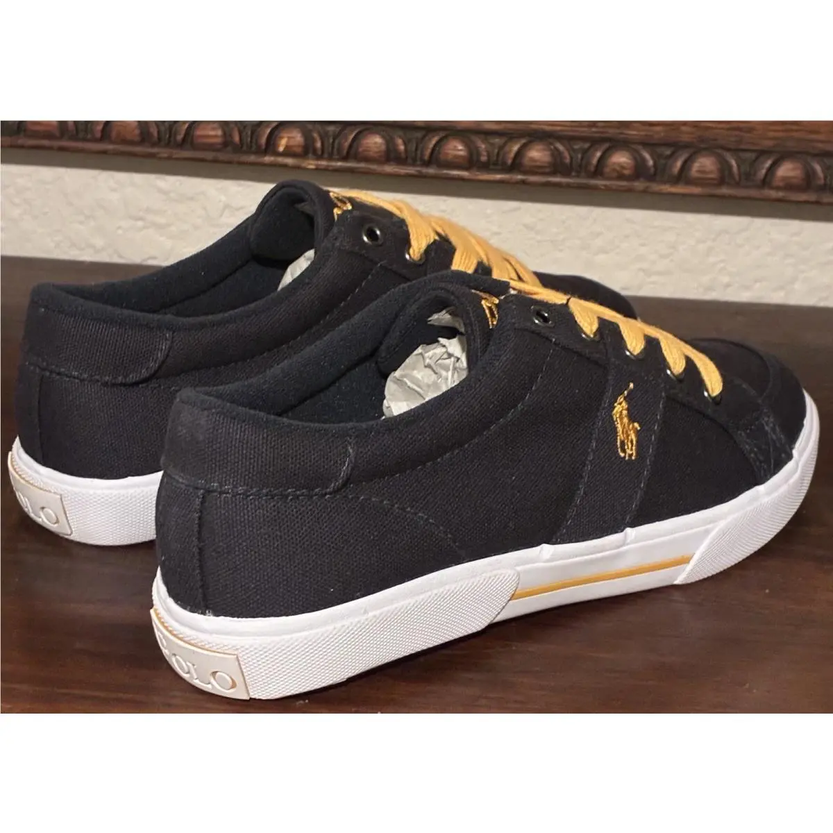 Ralph Lauren shoes - Polo Ralph Lauren Humberto Navy-Yellow - Navy & Yellow 6
