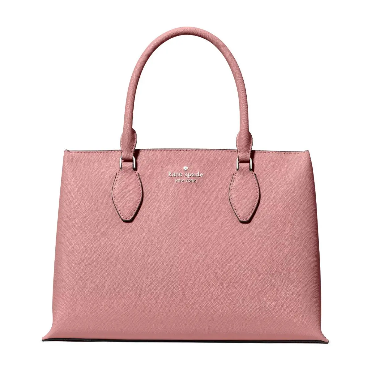 New  Rae Medium Satchel Saffiano Dusk Rose by Kate Spade