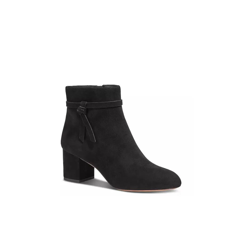 New York Women`s Knott Mid Heel Boots Blk 9.5 B by Kate Spade