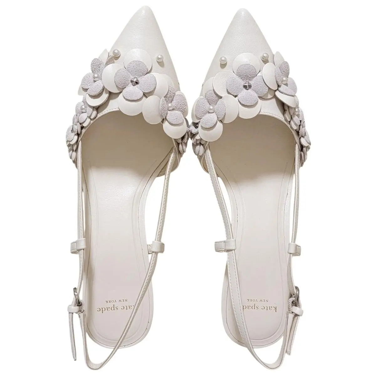 Kate Spade shoes - Flower Garden Slingback Pump - Flower Garden Slingback Pump - Beige (UPC: 196021665967) 1