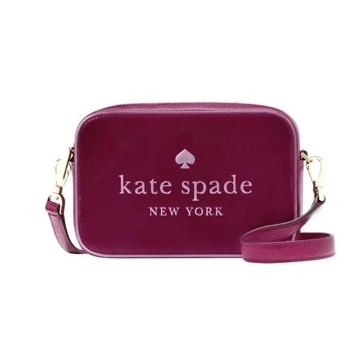 Mini Camera Crossbody Bag 7 x 5 x 2. Dark Raspberry by Kate Spade