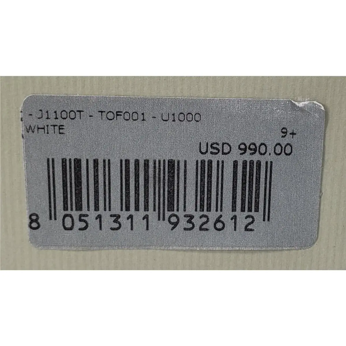 Tom Ford shoes - Tom Ford J1100T-TOF001 - White (UPC: 8051311932612) 5