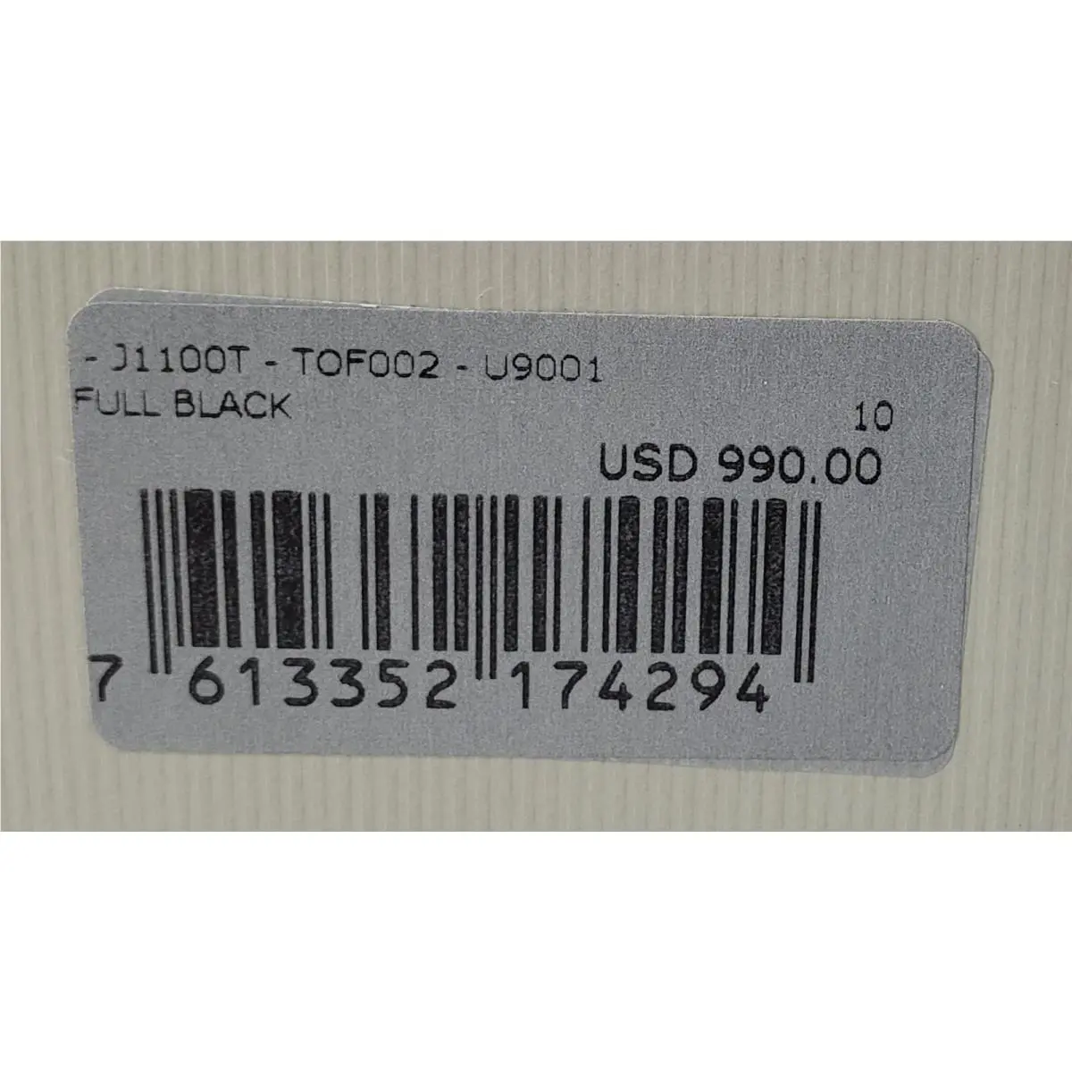 Tom Ford shoes - Tom Ford J1100T-TOF002 - Black (UPC: 7613352174294) 5