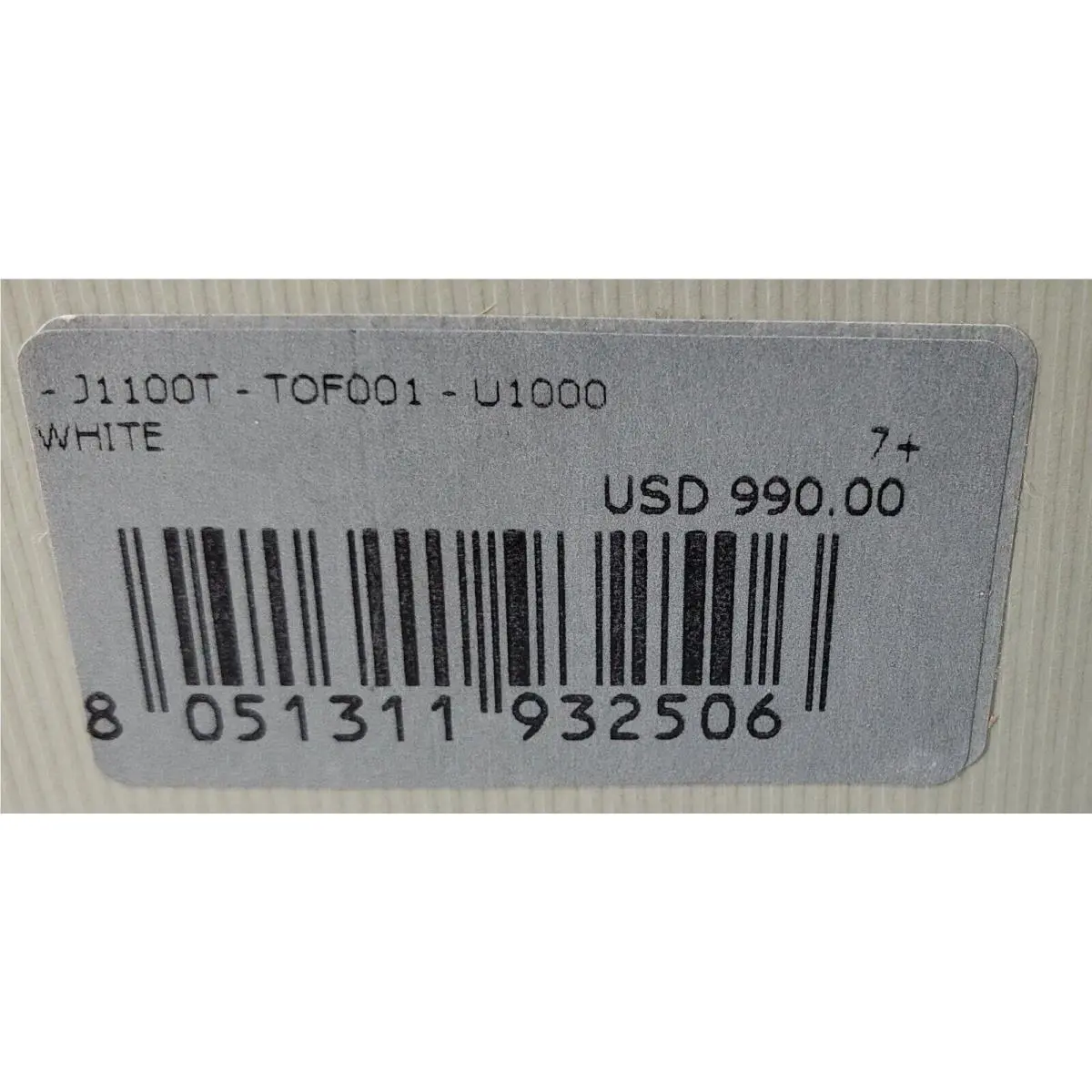 Tom Ford shoes - Tom Ford J1100T-TOF001 - White (UPC: 8051311932506) 4