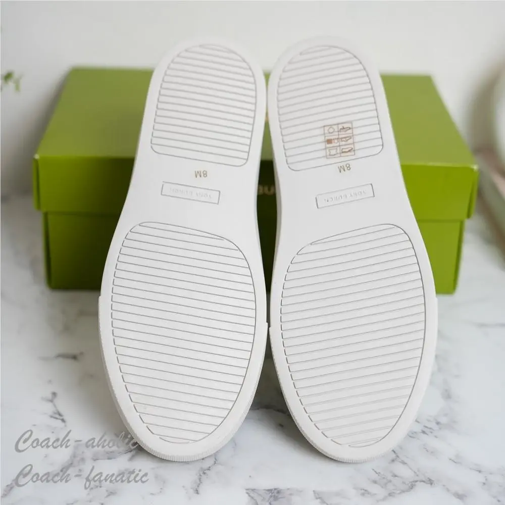 Tory Burch shoes - Tory Burch Color Block Signature T-Logo - 161131 - Perfect Navy/Calcite/Snow white 2