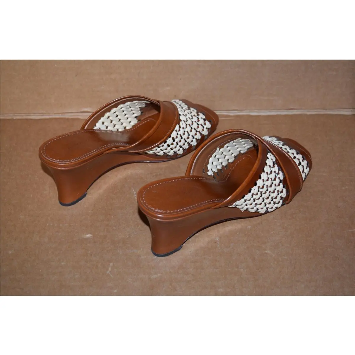Tory Burch shoes - Woven Raffia Wedge - Woven Raffia Wedge - Brown 2