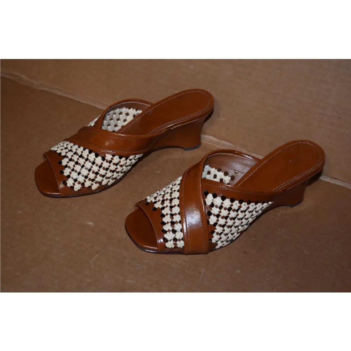 Tory Burch shoes - Woven Raffia Wedge - Woven Raffia Wedge - Brown 6