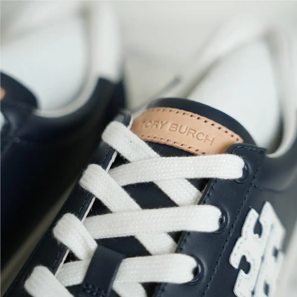 Tory Burch shoes - Tory Burch Color Block Signature T-Logo - 161131 - New Navy/Snow white 14