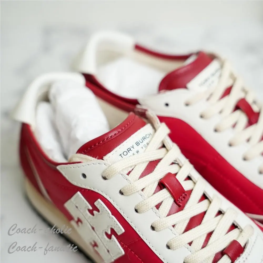 Tory Burch shoes - Tory Burch T-Logo - Tory Red / White 4