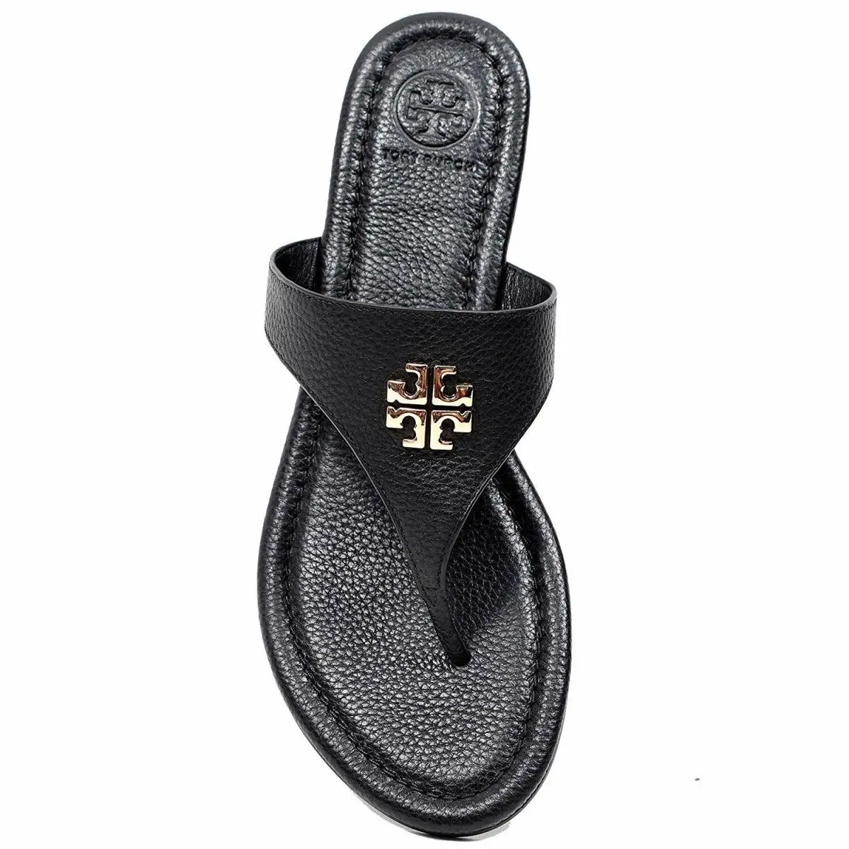 Tory Burch shoes - Thong - Thong - Black / Gold logo 0