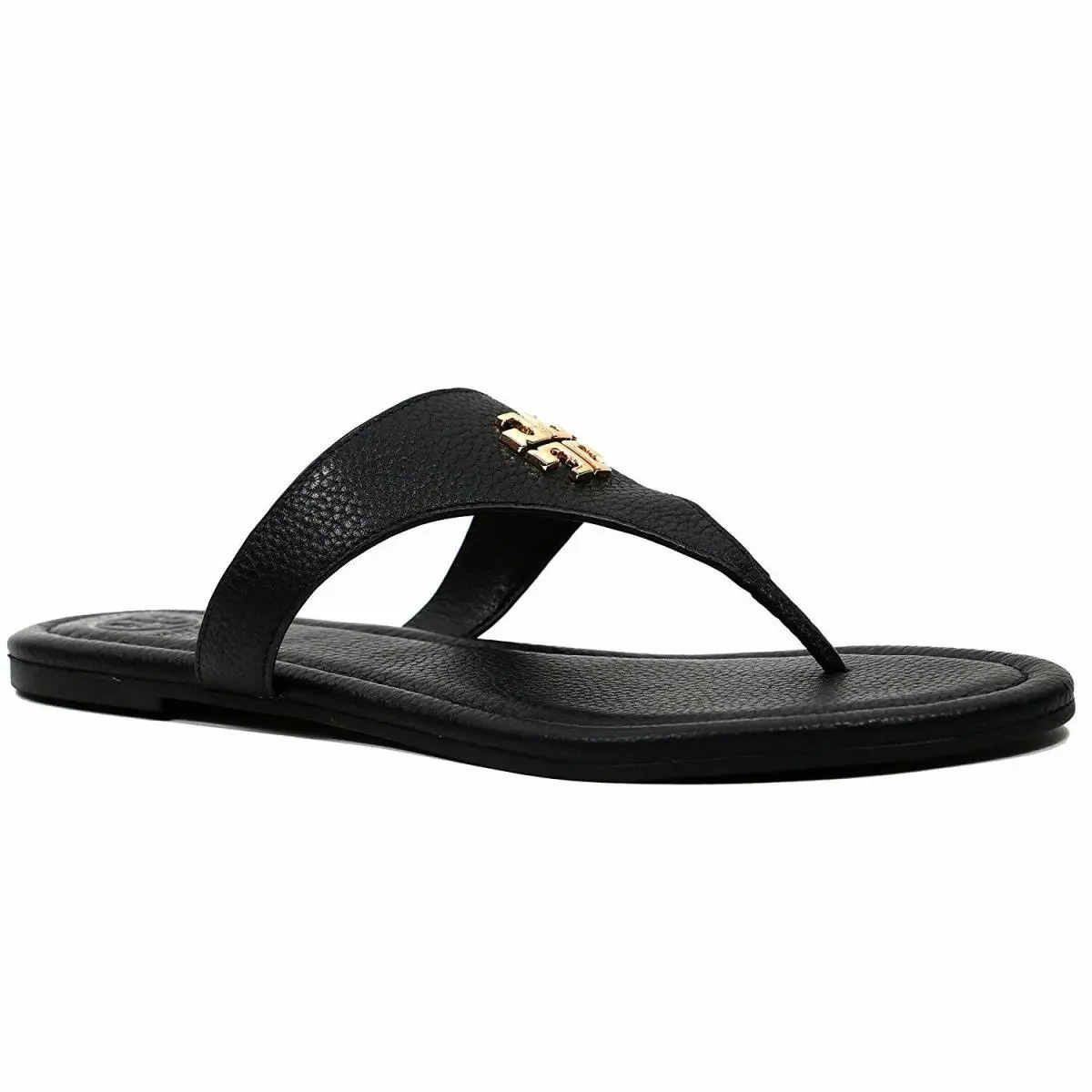 Tory Burch shoes - Thong - Thong - Black / Gold logo 1
