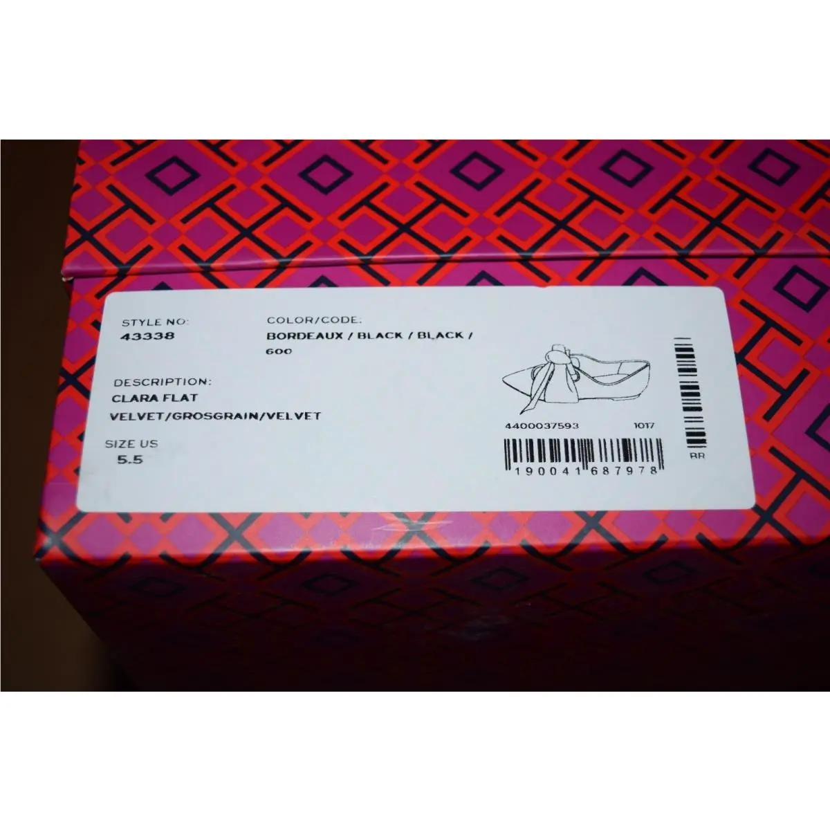 Tory Burch shoes - Velvet bow - Velvet bow - Black 5