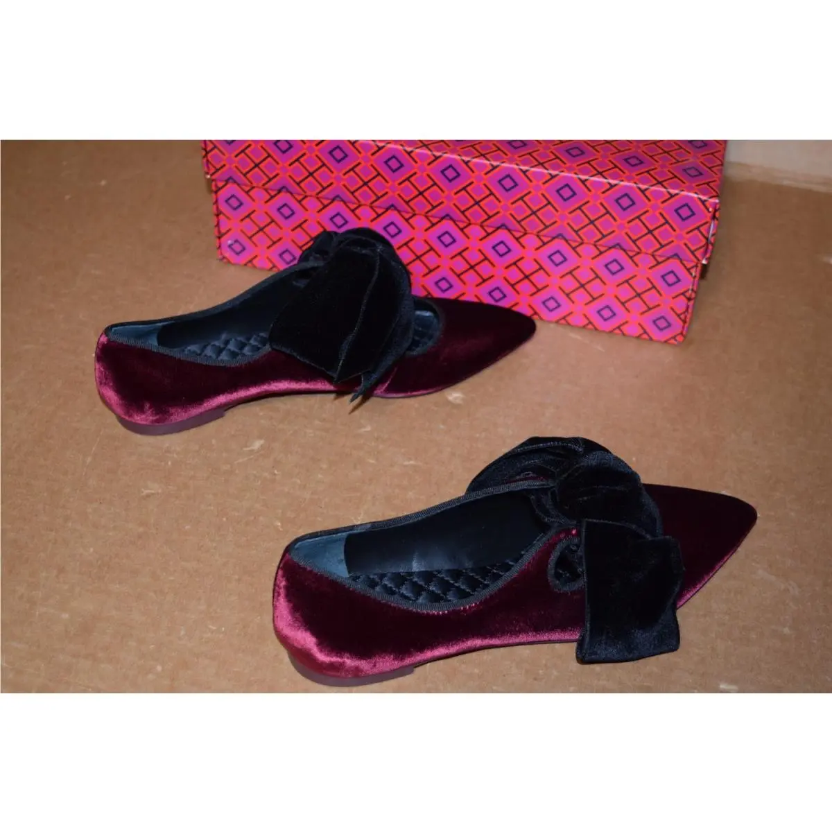Tory Burch shoes - Velvet bow - Velvet bow - Black 10