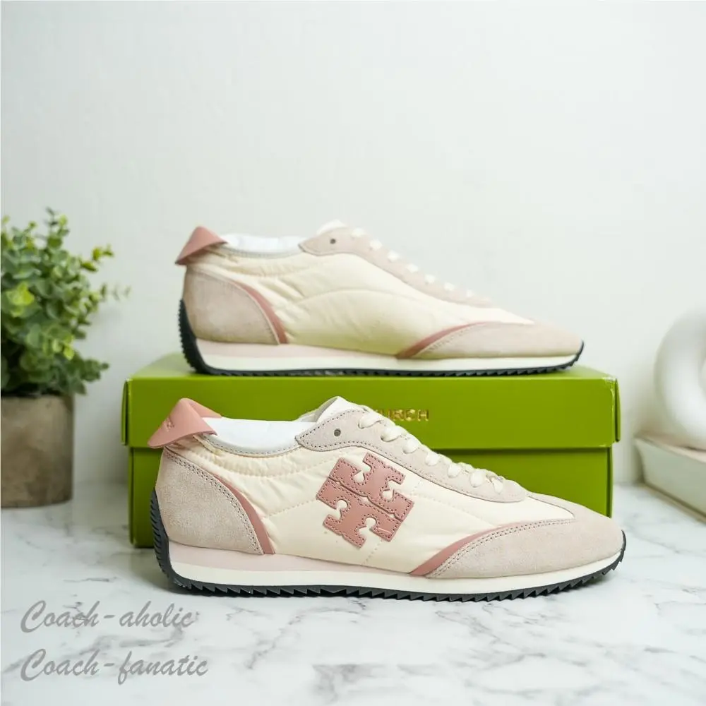 Tory Burch shoes - Tory Burch T-Logo - Ivory/Malva 1
