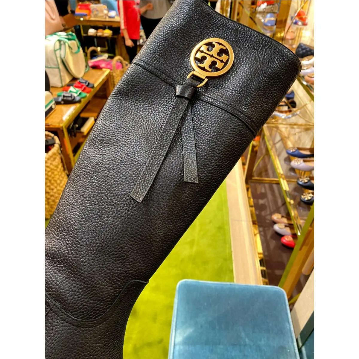 Tory Burch shoes - Thong - Thong - Black / Gold logo 3