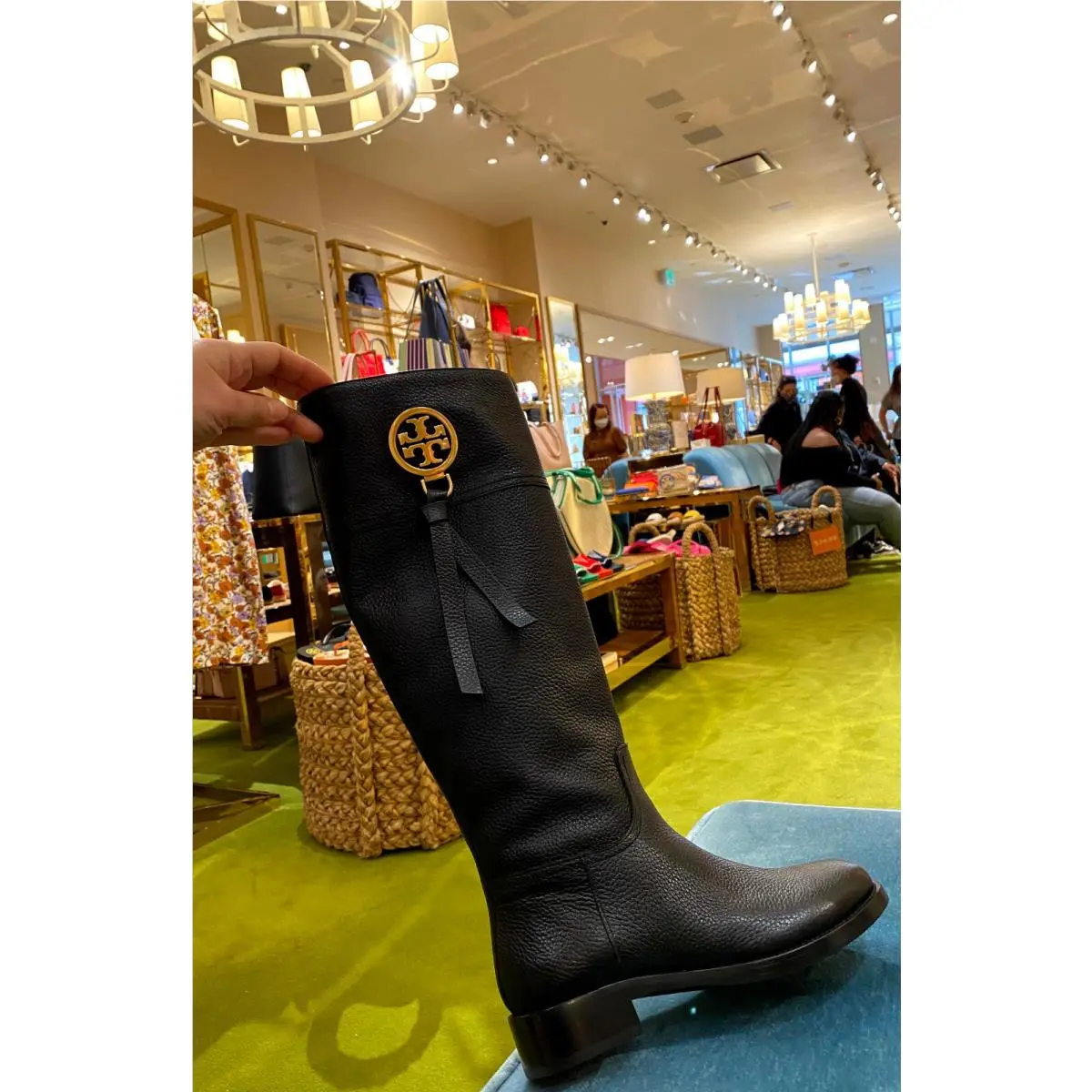 Tory Burch shoes - Thong - Thong - Black / Gold logo 18