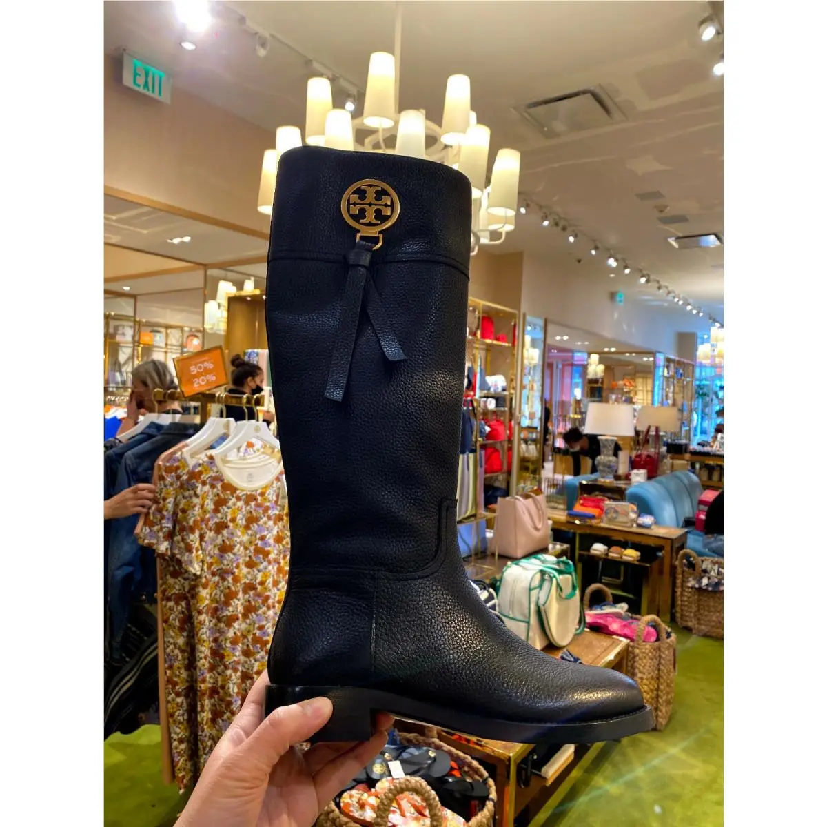 Tory Burch shoes - Thong - Thong - Black / Gold logo 20