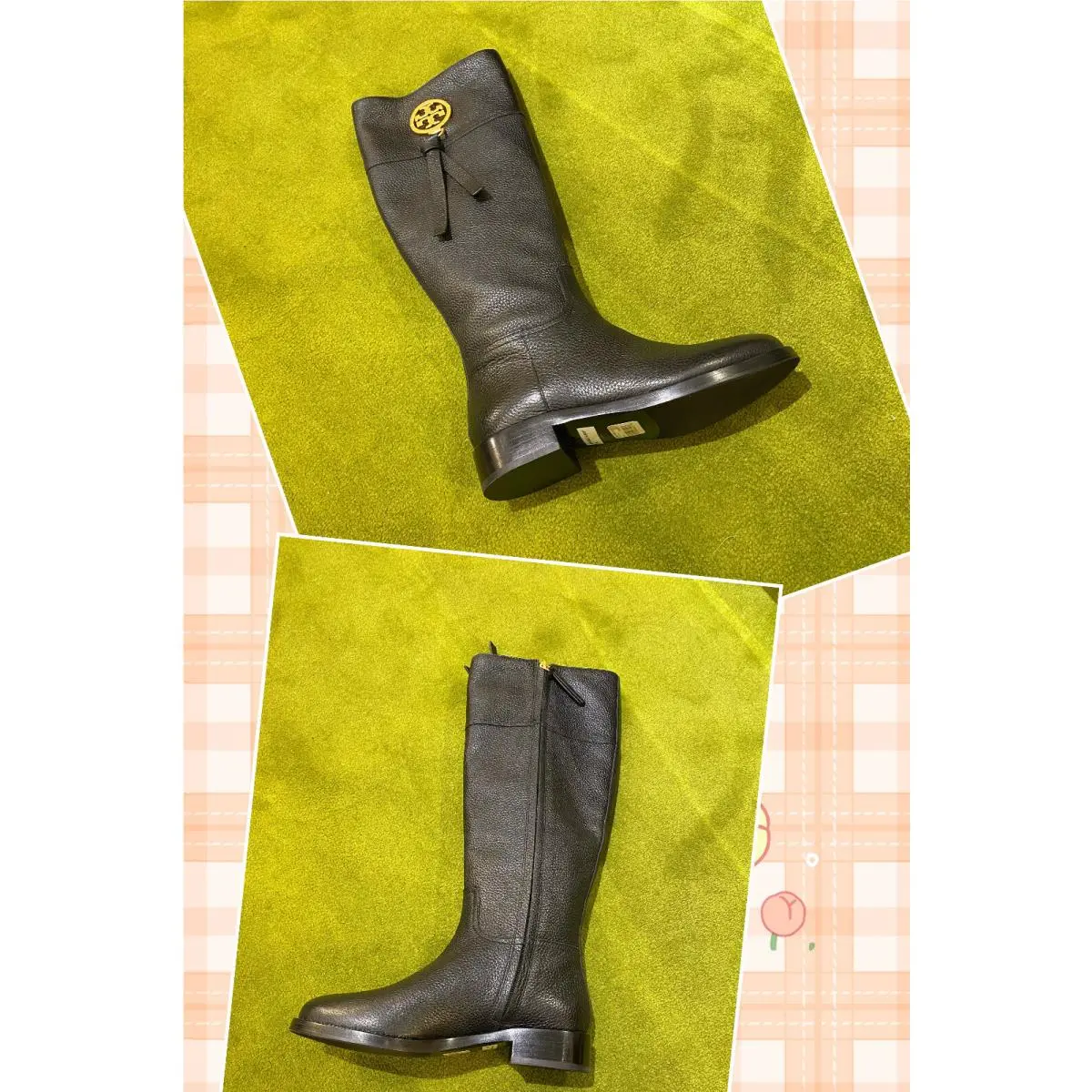 Tory Burch shoes - Thong - Thong - Black / Gold logo 26