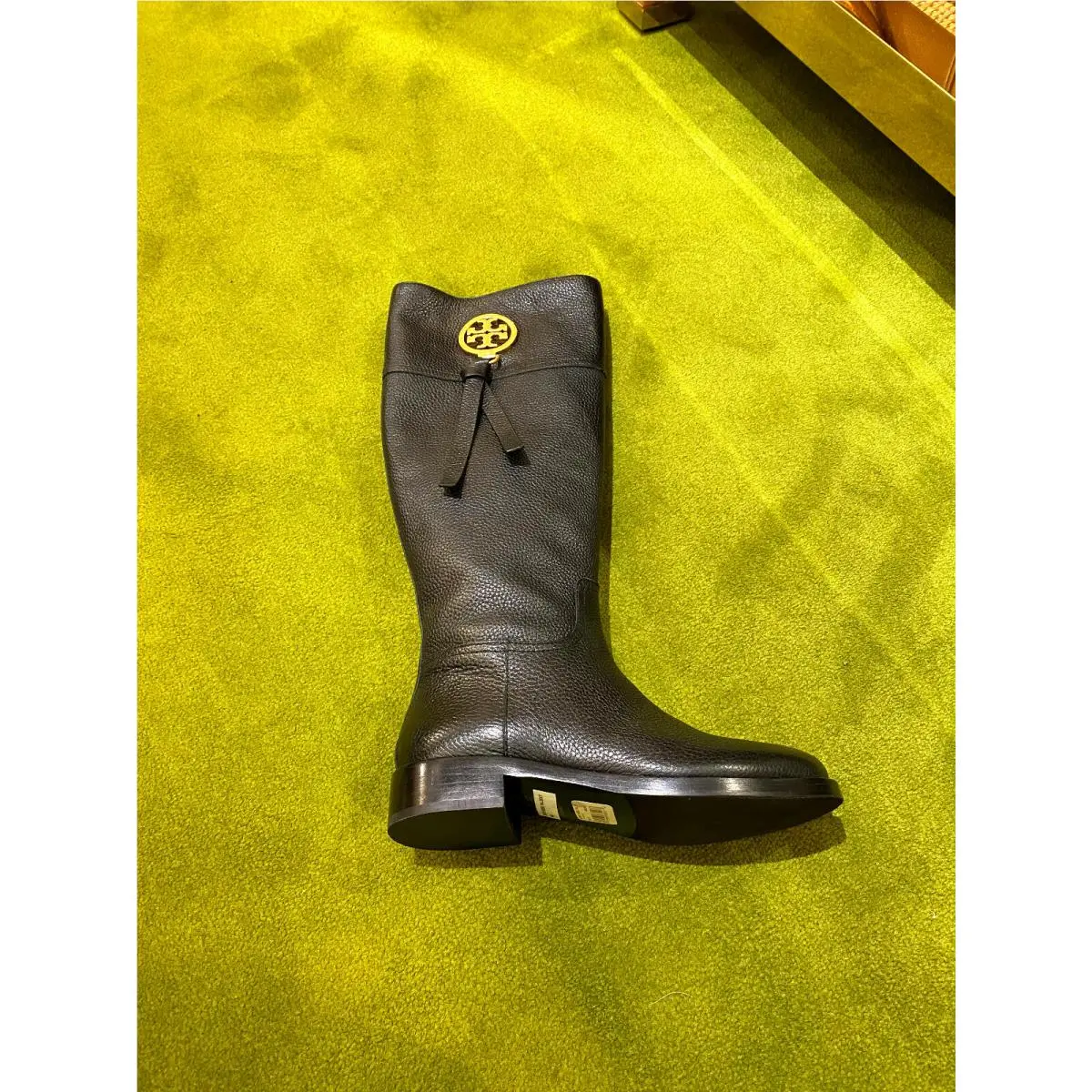 Tory Burch shoes - Thong - Thong - Black / Gold logo 12